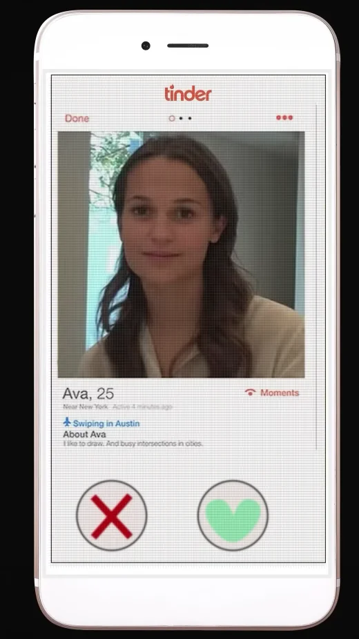 EX MACHINA Tinder