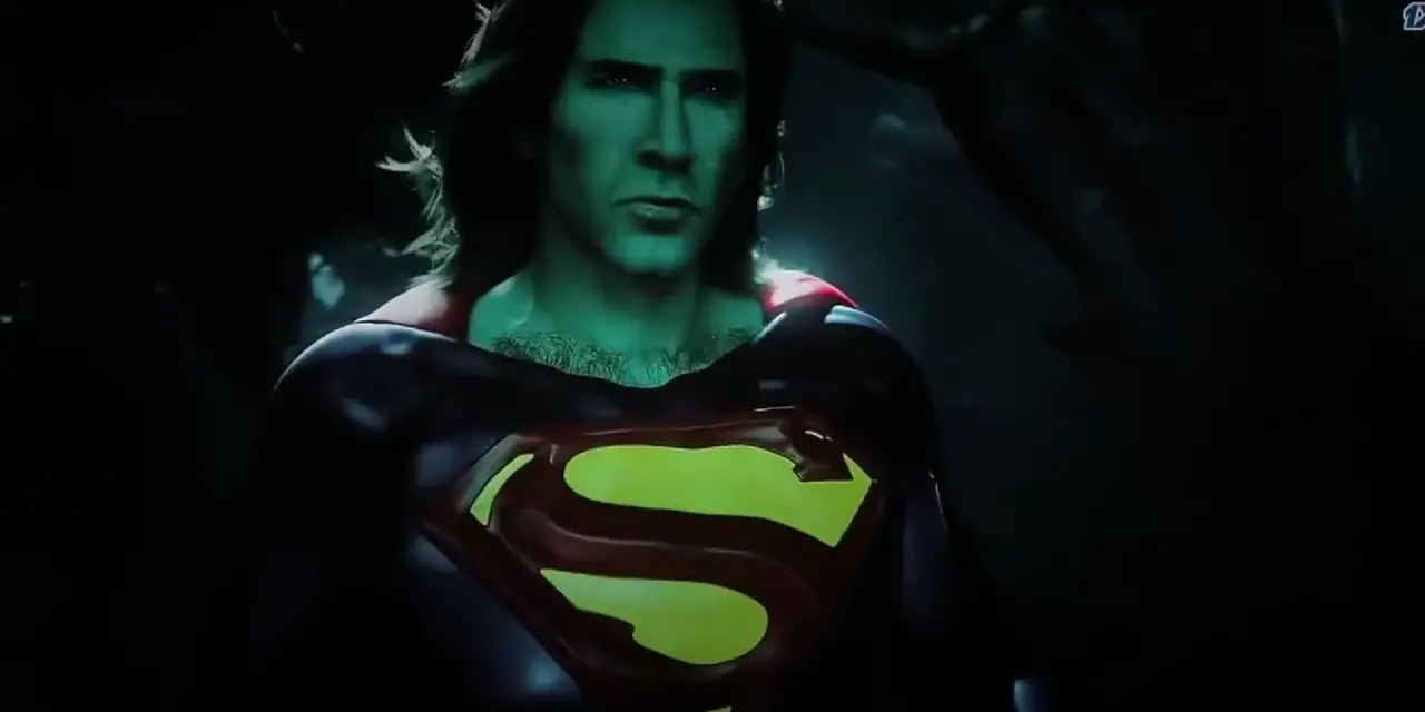El cameo de Nicolas Cage como Superman en The Flash